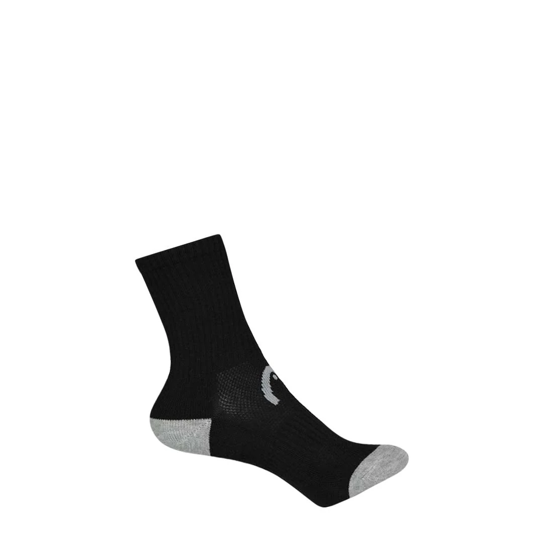 Head - Kids' Cushion 8 Pack Crew Socks (HEKH011 BLK) - Image 2