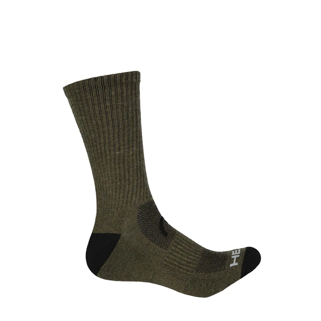Head - Men's Cushion 6 Pack Crew Socks (HEAMHSR018 GRN) - Image 5
