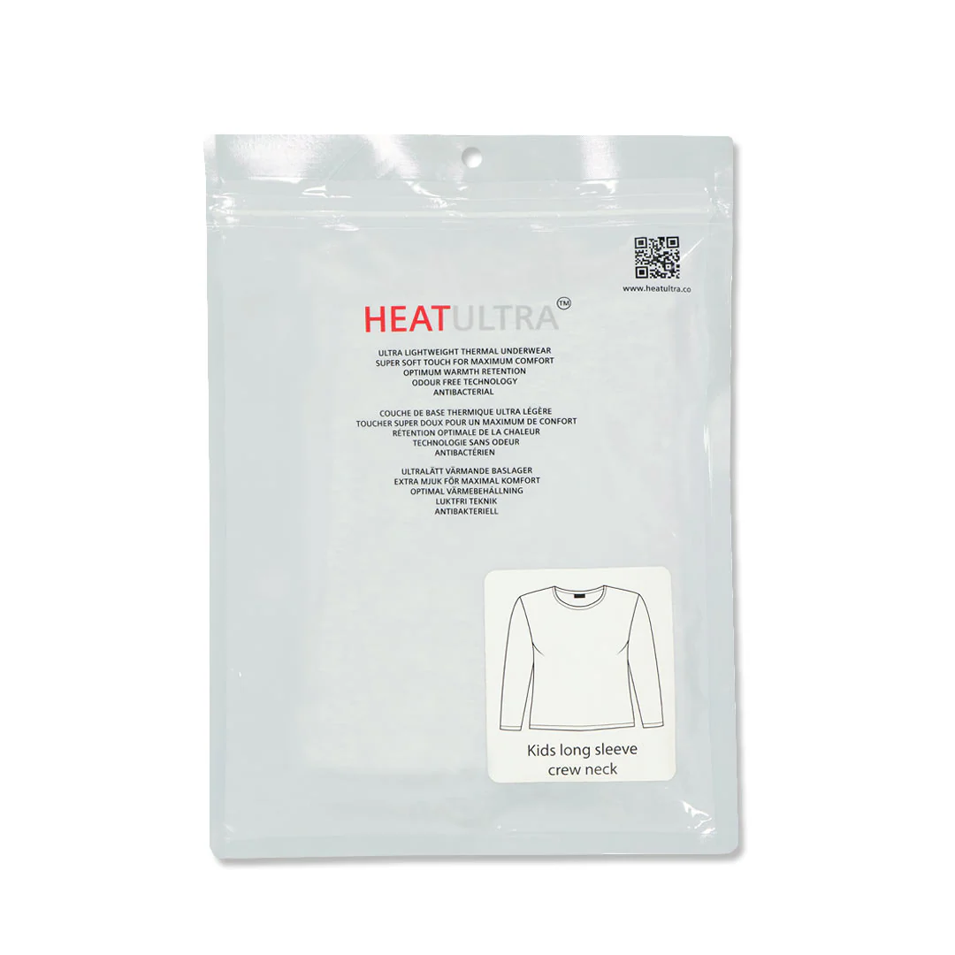 Heat Ultra - Kids' (Junior) Long Sleeve Crew Neck Top (95505 BLU-B) - Image 2