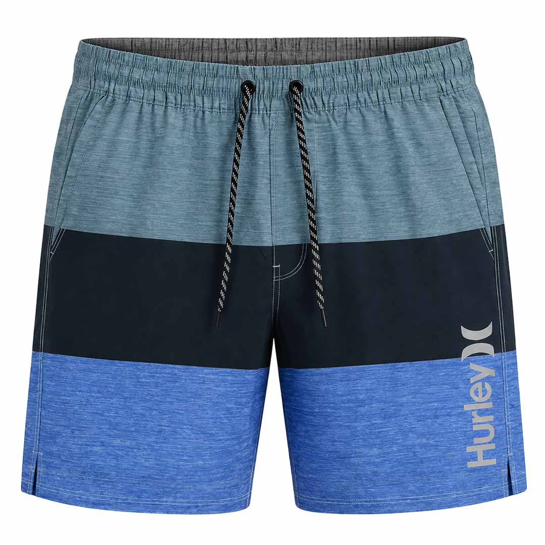 Hurley - Men's Colour Blocked Volley Swim Shorts (HSP25VMS-11221 405)