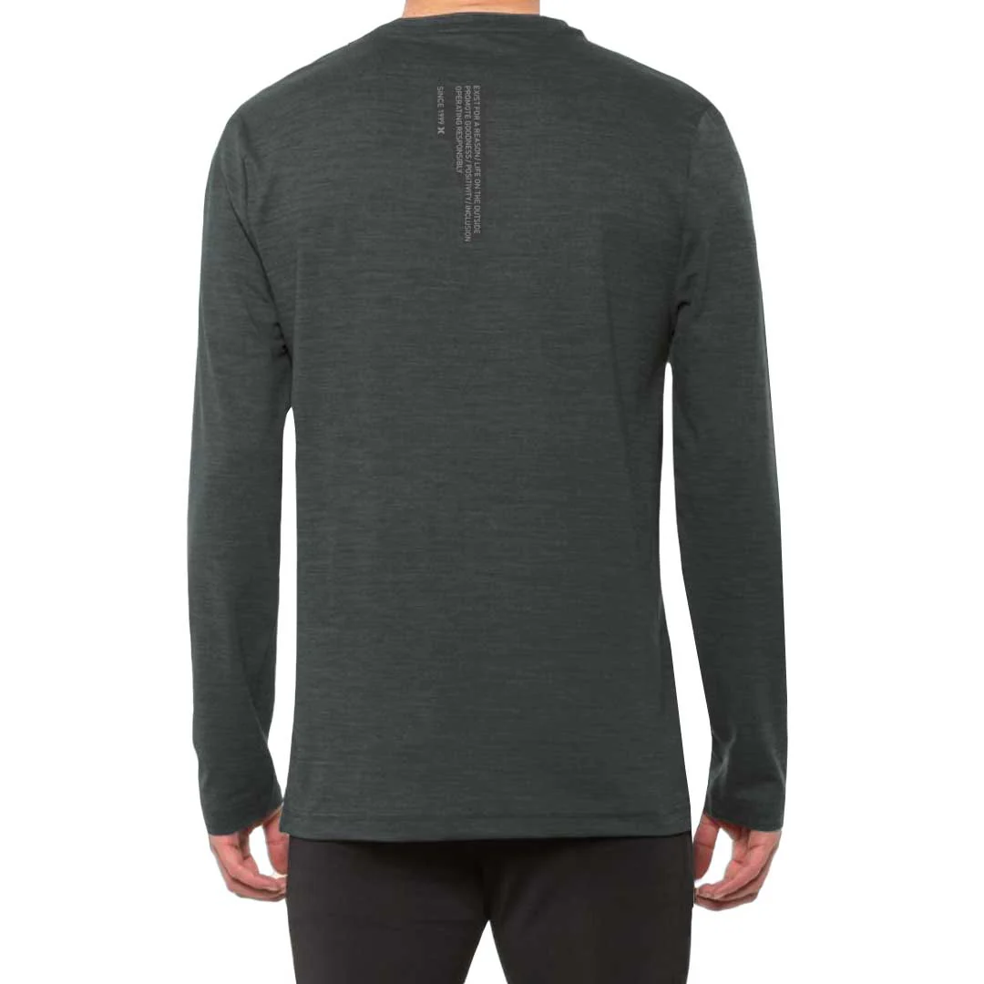 Hurley - Men's Exist Space Dye Performance Long Sleeve T-Shirt (HFA21VMT-02673 001) - Image 3