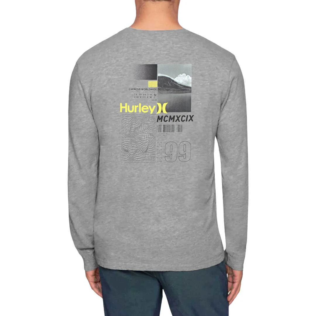 Hurley - Men's World Tour Upgrade Long Sleeve T-Shirt (HSP22VMT-03860 041) - Image 3