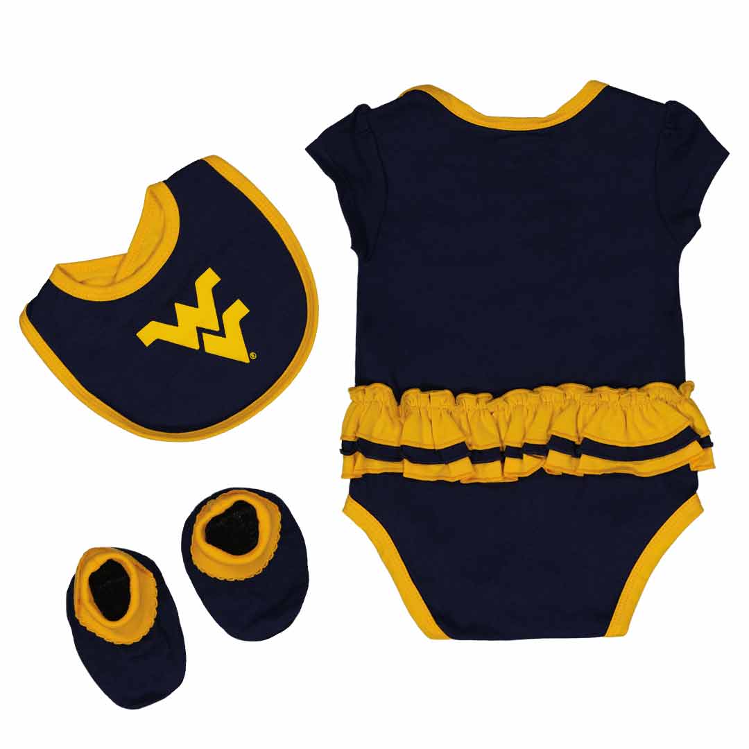 Kids' (Infant) West Virginia Mountaineers Trifecta Set (K413JQ 75) - Image 2