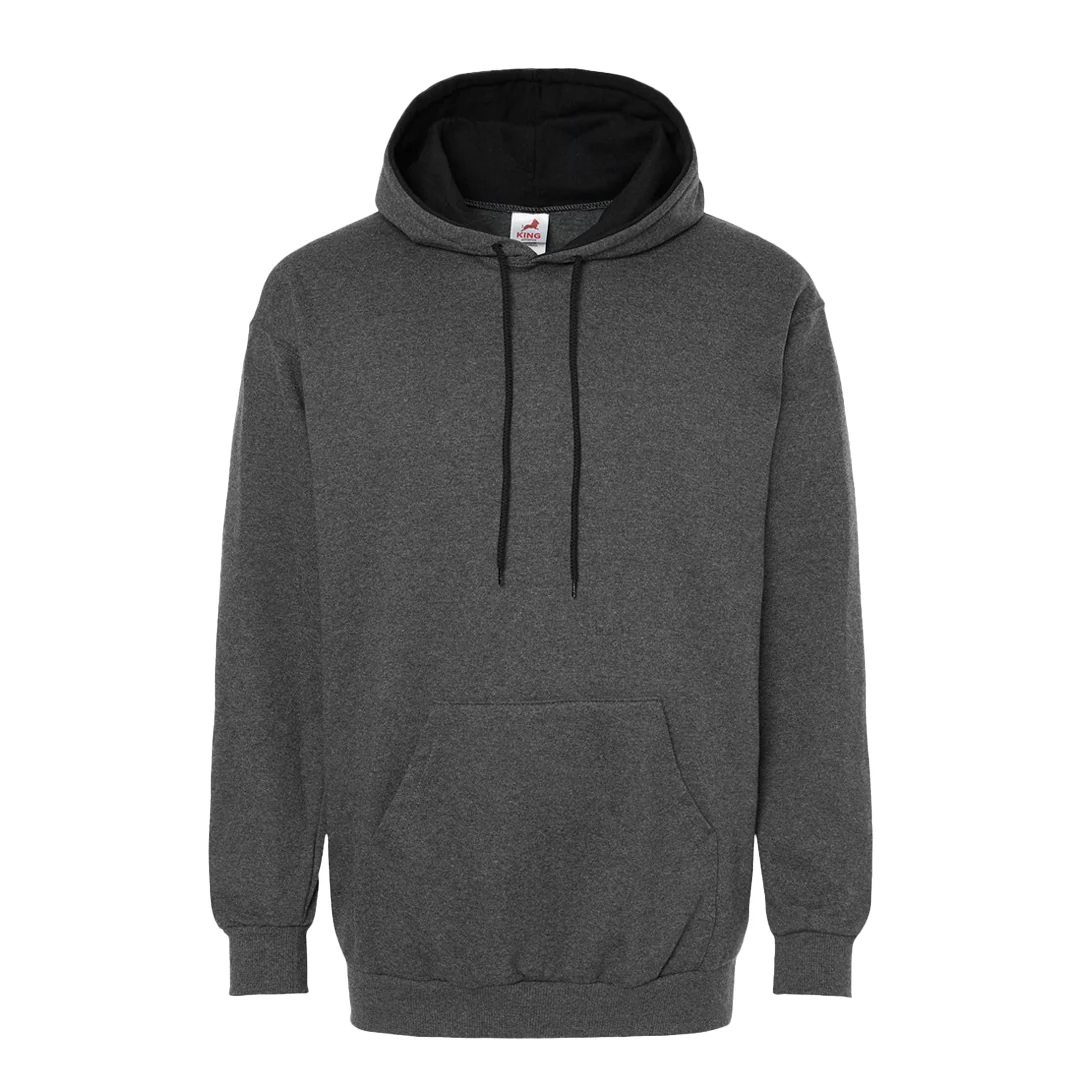 King Athletics - Unisex Two Tone Hoodie (KF9041 CHAR)
