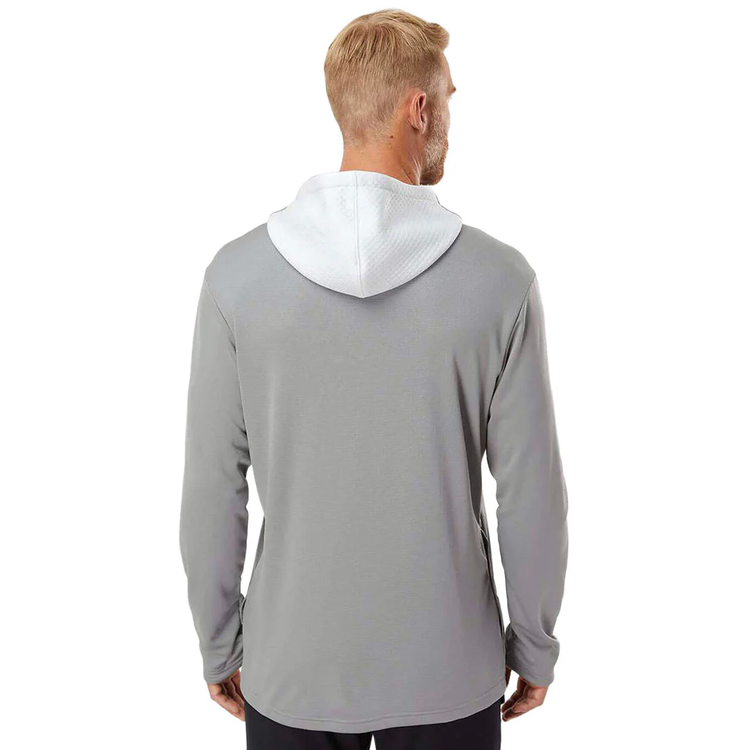 adidas - Men's Textured Midweight Hoodie (GU3939 GRY) - Image 3