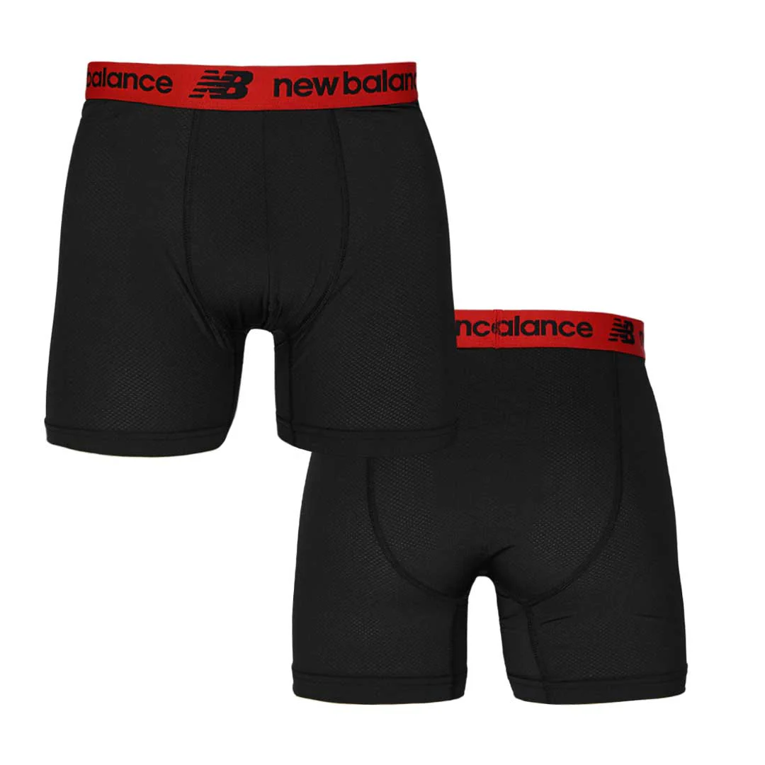 New Balance - Men's 4 Pack Mesh Boxer Brief (NB 3015-4-199N) - Image 4