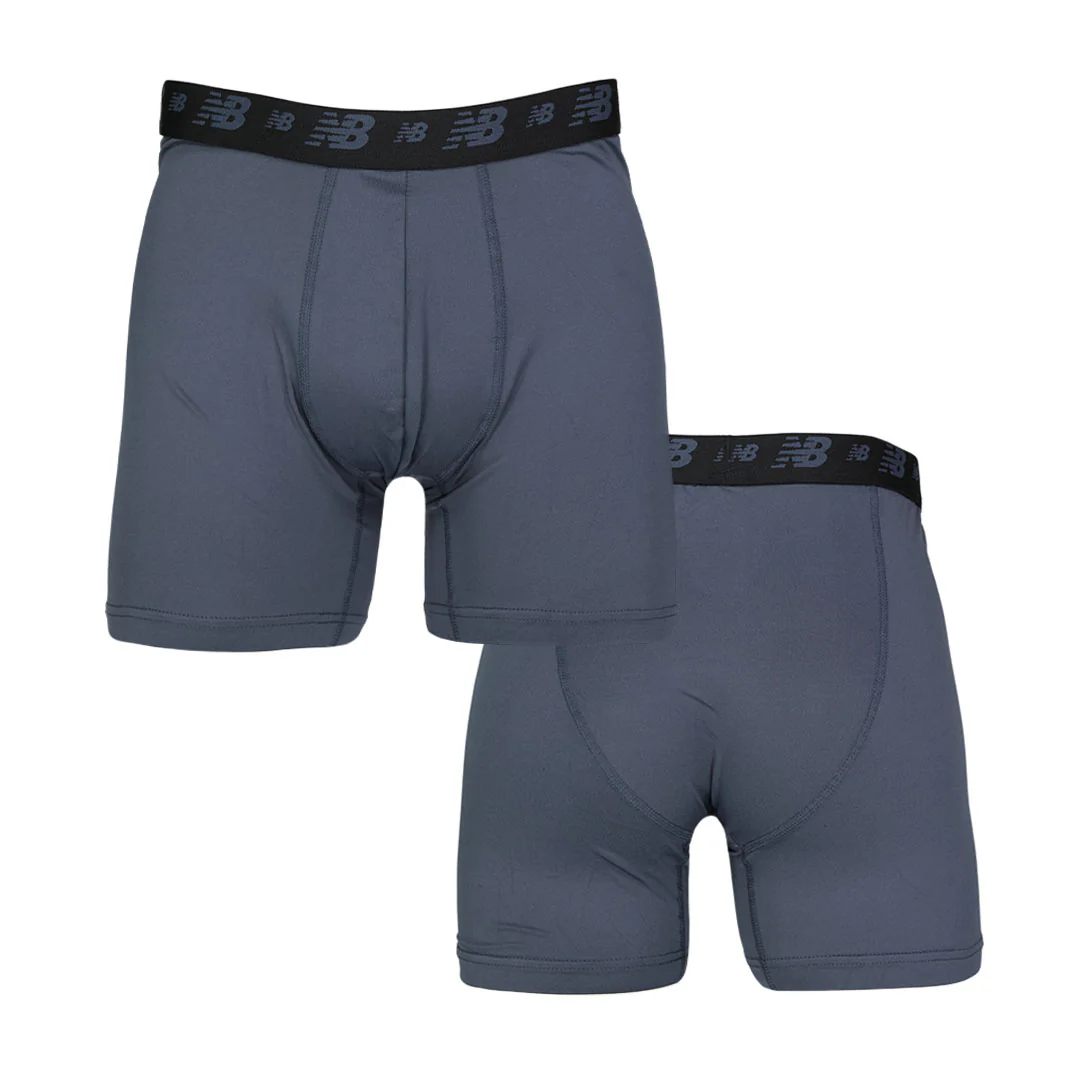 New Balance - Men's 4 Pack Premium Boxer Brief (NB3017-4-0084N) - Image 3