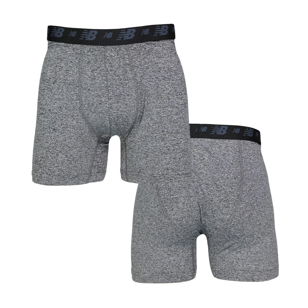 New Balance - Men's 4 Pack Premium Boxer Brief (NB3017-4-0084N) - Image 4