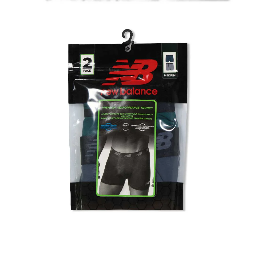 New Balance - Men's Premium Performance 2 Pack Boxer Brief (NB3009-2 341N) - Image 2