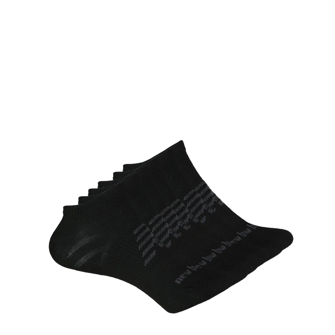 New Balance - Unisex 6 Pack No Show Socks (LAS03226 BK)