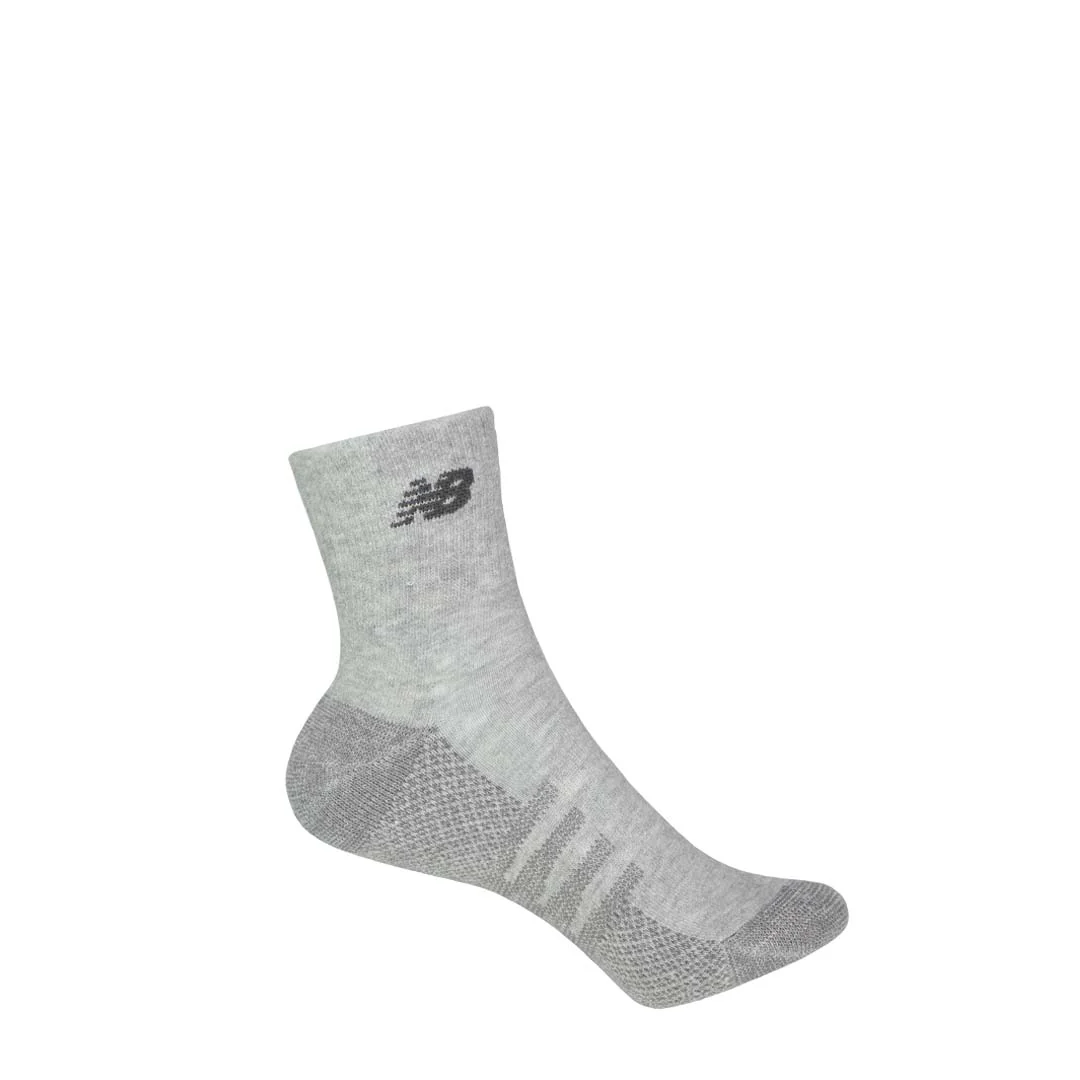 New Balance -  Unisex Coolmax 2 Pack 1/4 Socks (LAS70332 GR) - Image 2