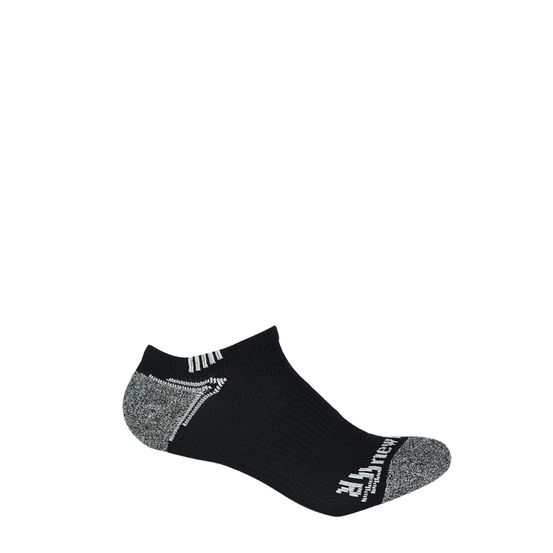 New Balance - Unisex Run 3 Pack No Show Socks (LAS44223 BKW) - Image 2