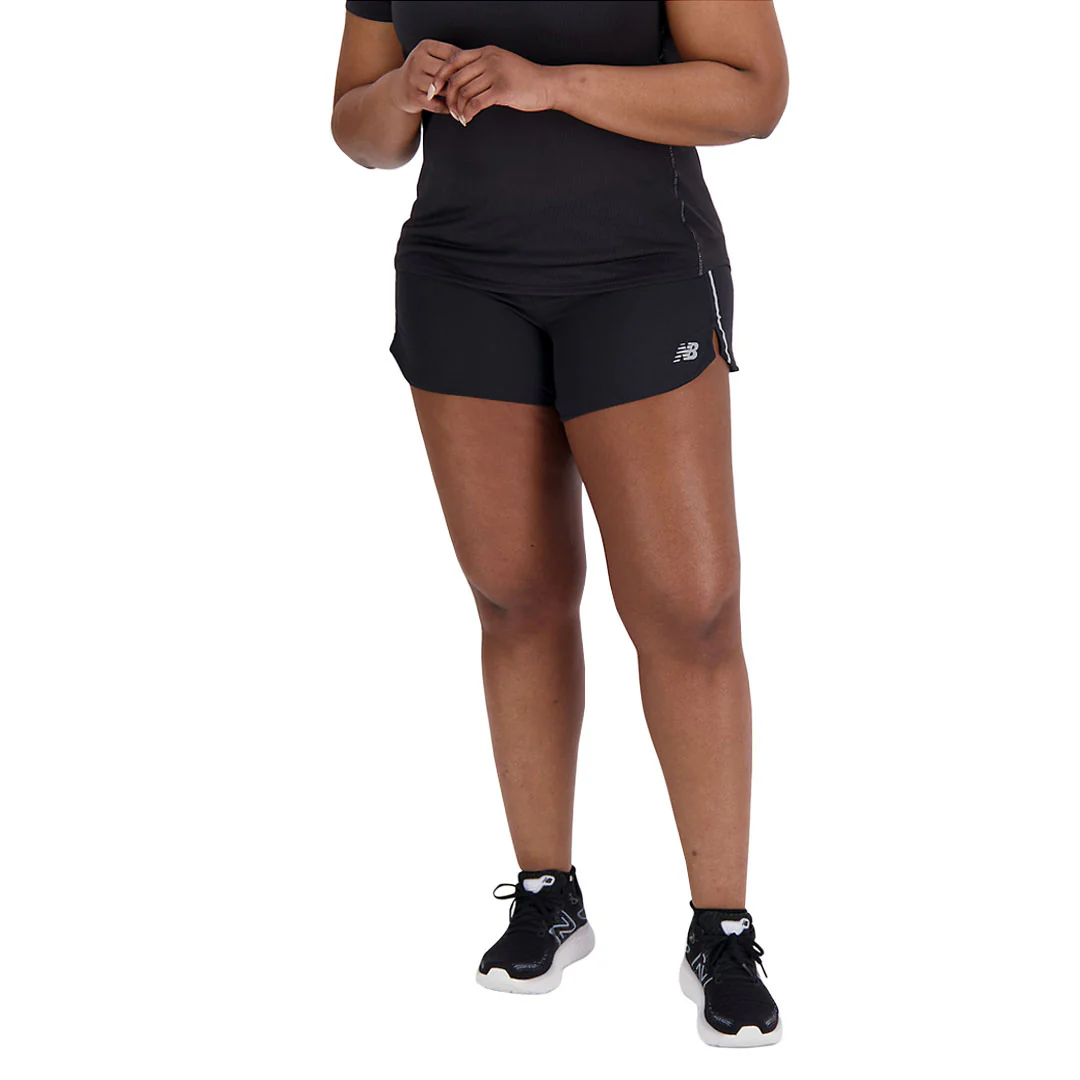 New Balance - Women's Impact Run 3" Shorts (WS21267 BK) - Image 2