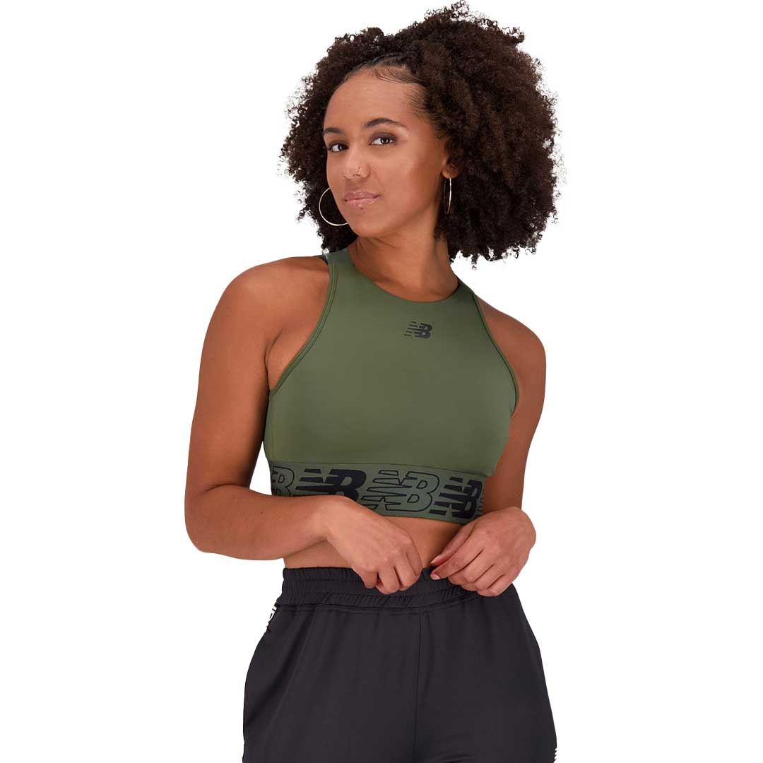New Balance - Women's Relentless Crop Bra (WB31175 DON) - Image 2