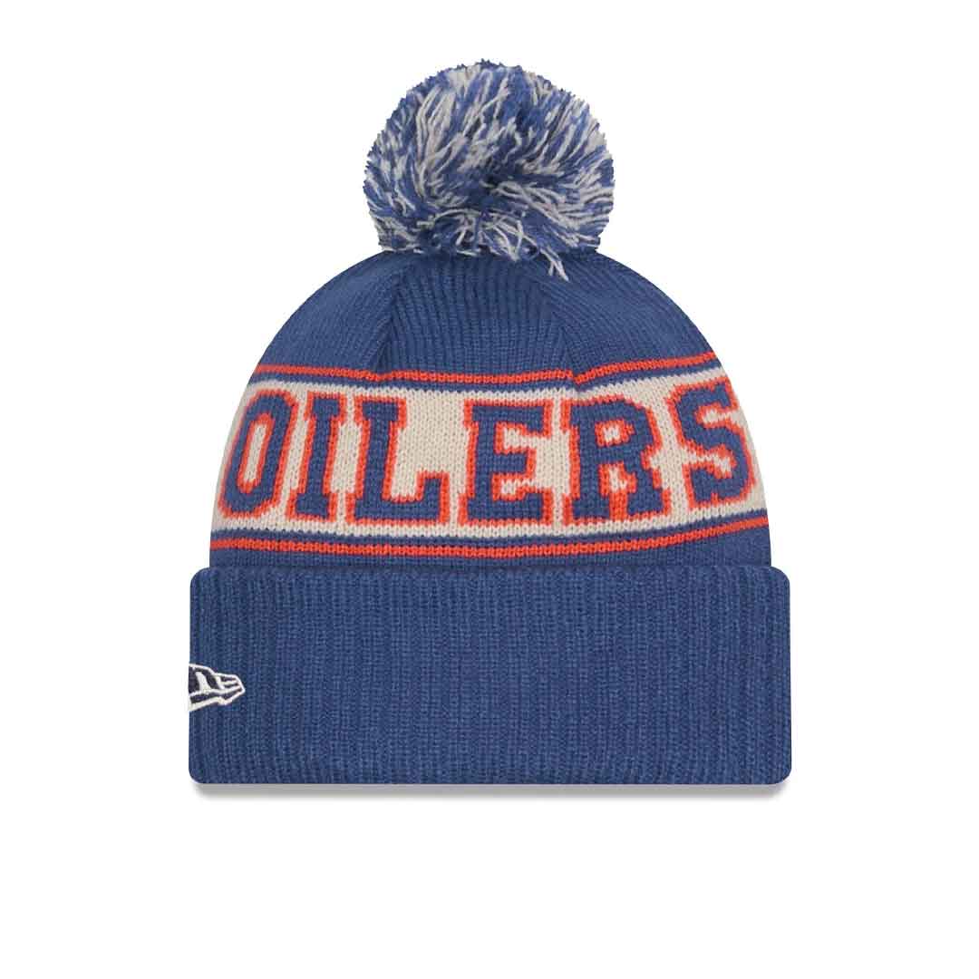 New Era - Edmonton Oilers Retro Knit Beanie (60652885) - Image 2