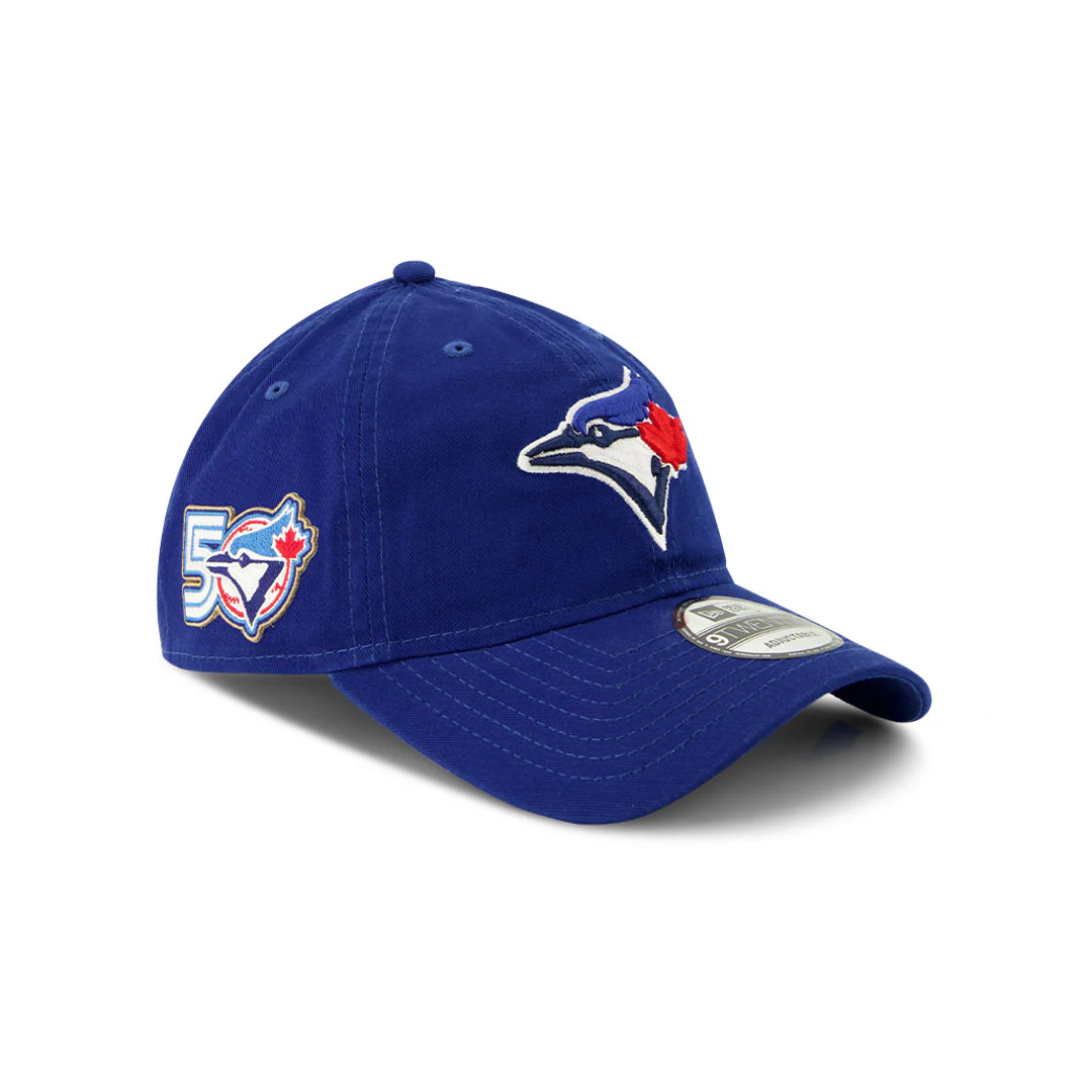 New Era - Toronto Blue Jays 50th Season Side Patch 9TWENTY Adjustable Hat (60960516) - Image 2
