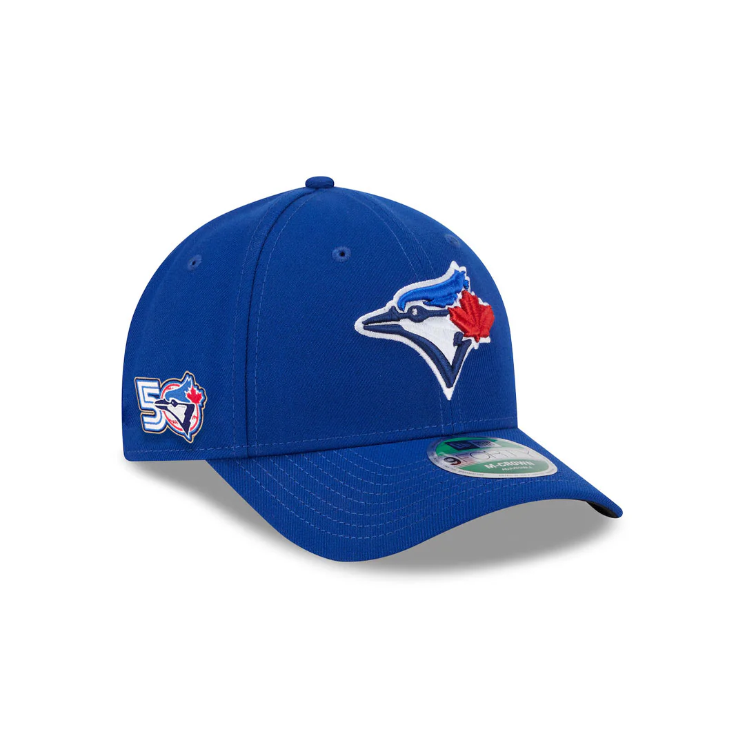 New Era - Toronto Blue Jays 50th Season Side Patch Player Replica 9FORTY M-Crown Snapback Hat (60960502) - Image 2