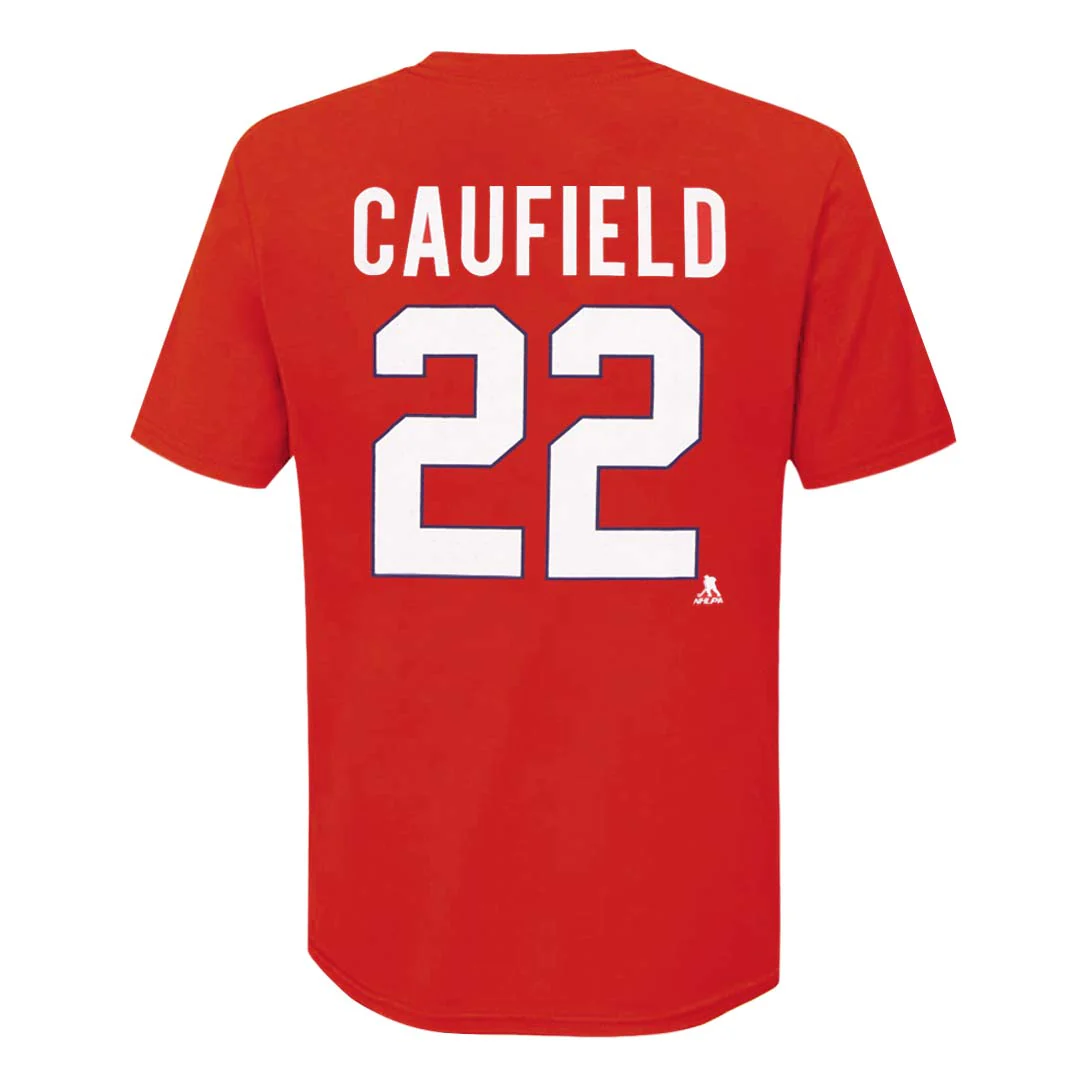 NHL - Men's Montreal Canadiens Cole Caufield Short Sleeve T-Shirt (NHXX291MSC1P1CA 62RED) - Image 2