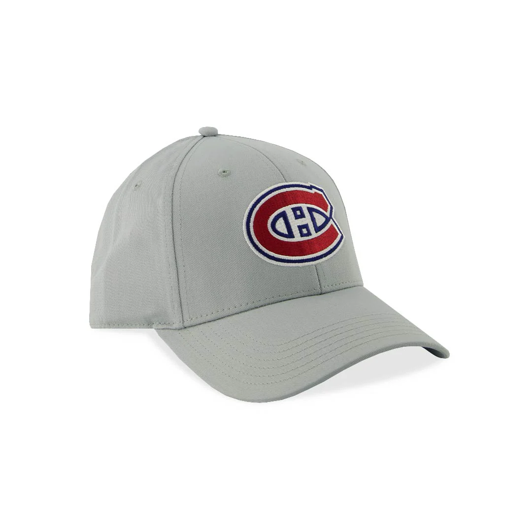 NHL - Men's Montreal Canadiens Flat Logo Hat (NHXX2KQMHDCC1PB 02GRY) - Image 2
