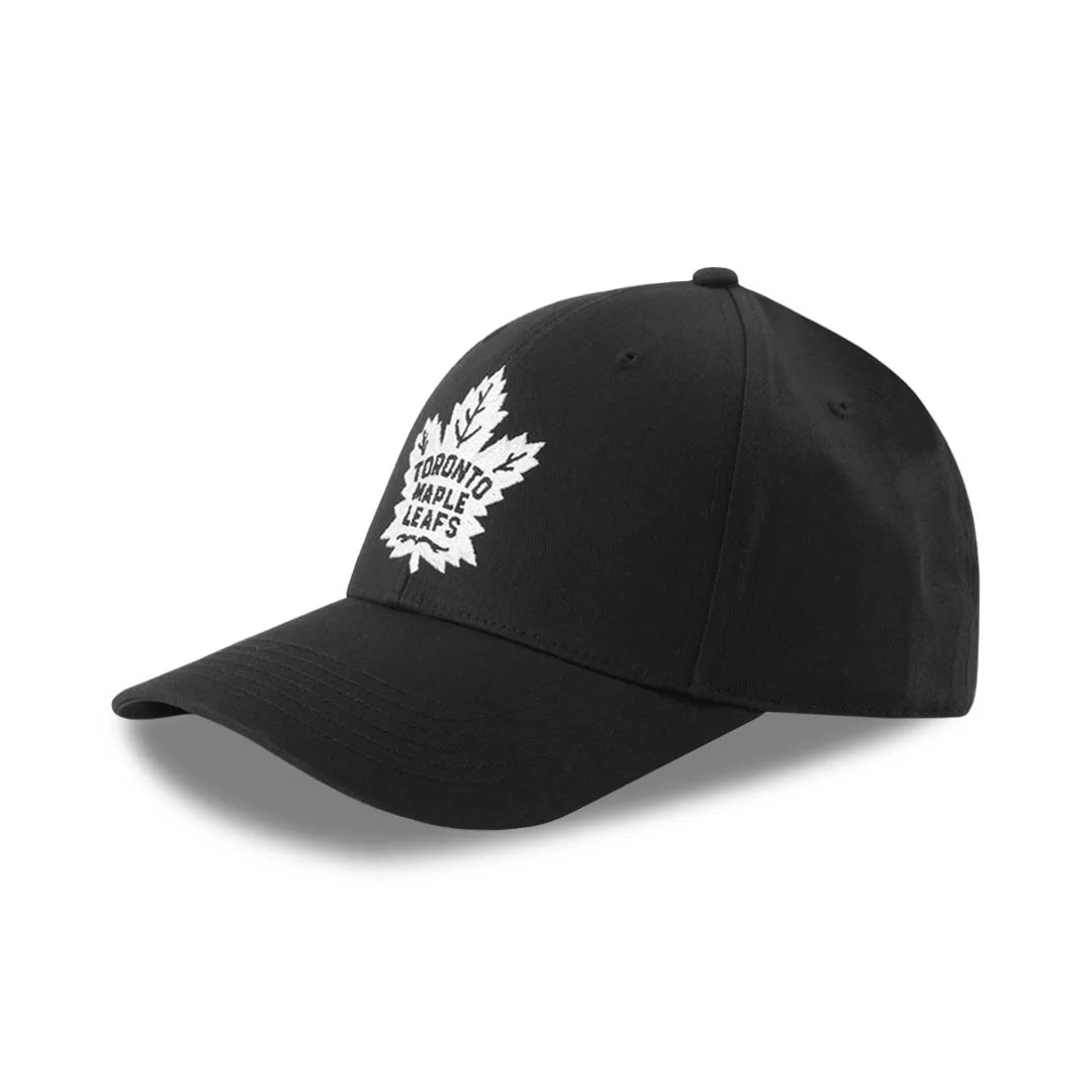 NHL - Men's Toronto Maple Leafs Flat Logo Hat (NHXX2L0MHDCC1PB 00BLK) - Image 2