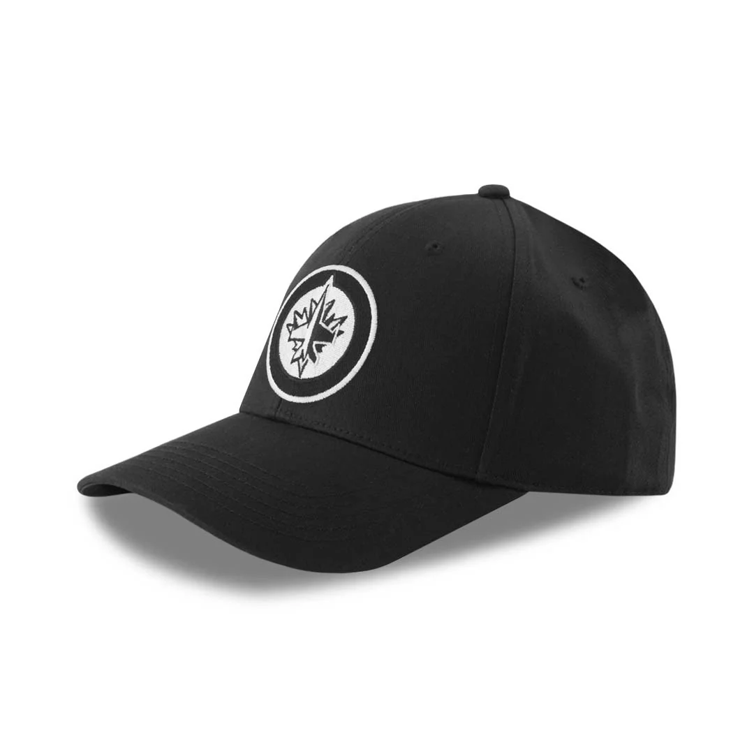 NHL - Men's Winnipeg Jets Flat Logo Hat (NHXX2KZMHDCC1PB 00BLK) - Image 2