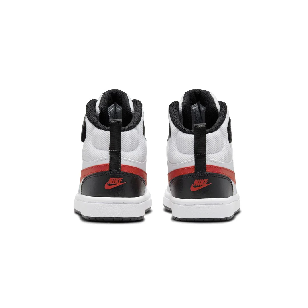 Nike - Kids' (Preschool) Court Borough Mid 2 Shoes (CD7783 110) - Image 4