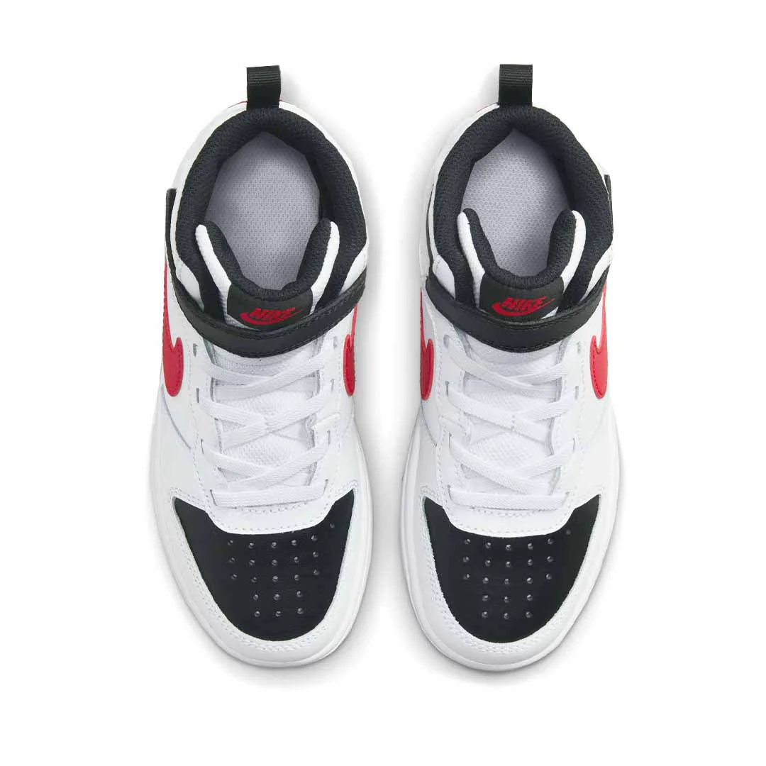 Nike - Kids' (Preschool) Court Borough Mid 2 Shoes (CD7783 110) - Image 5