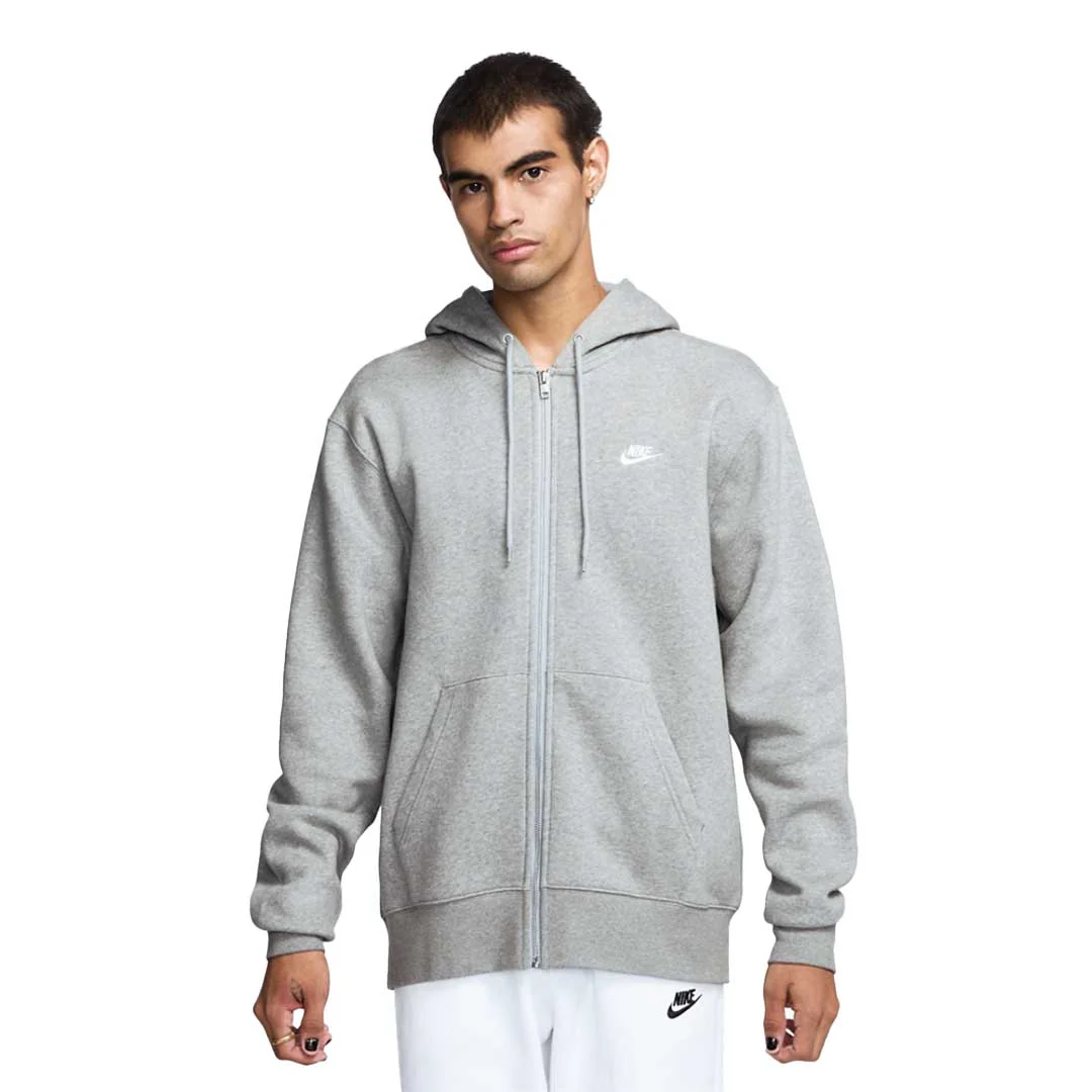 Nike - Men's Club Full Zip Fleece Hoodie (FN3861 063) - Image 2