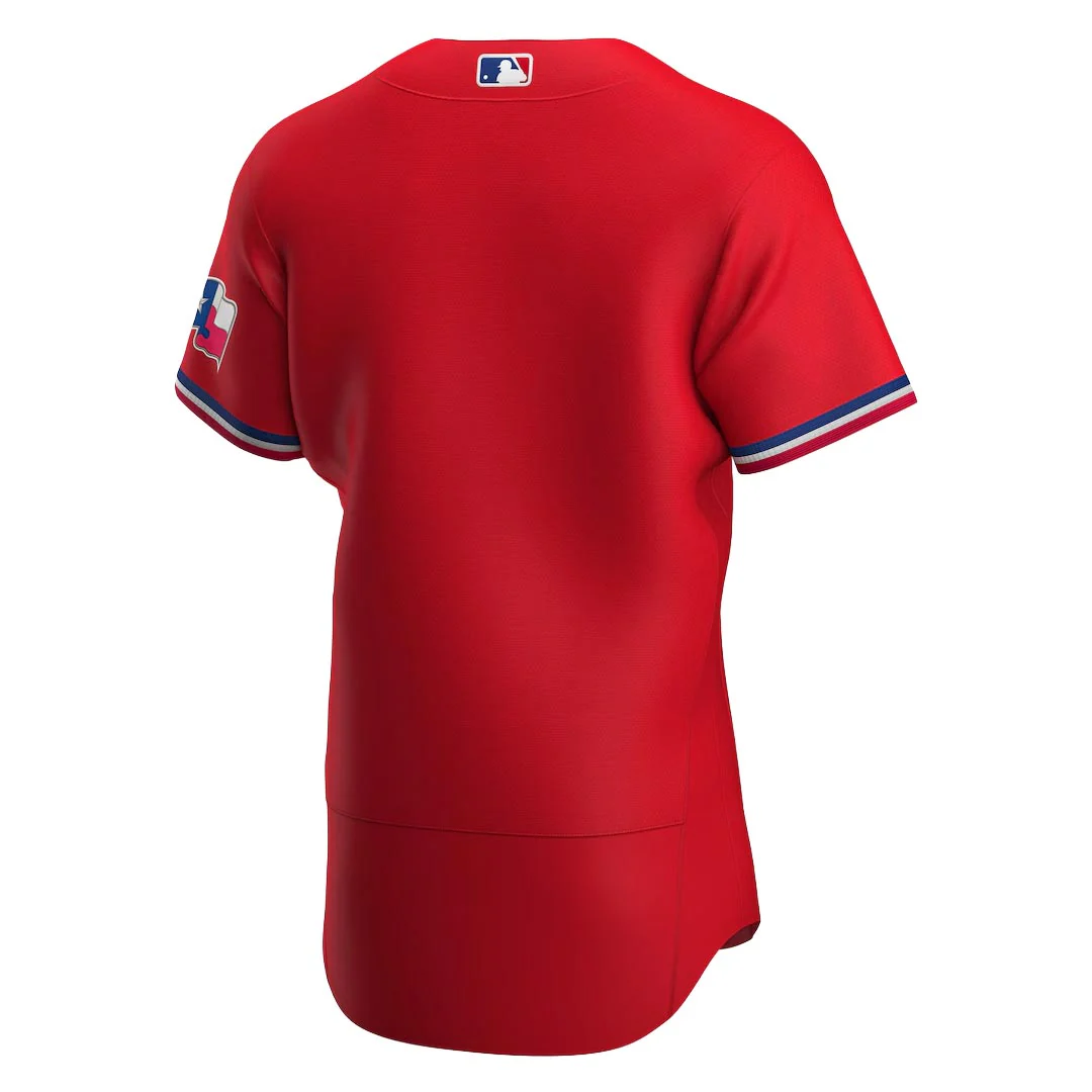 Nike - Men's Texas Rangers Alternate Authentic Jersey (890X TE4S TER ZVS) - Image 2