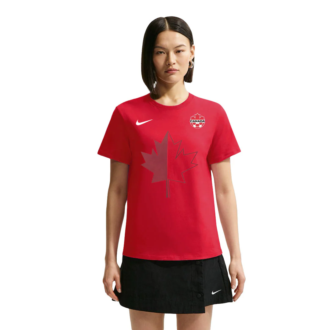 Nike - Women's Canada Core Short Sleeve T-Shirt (W11942 RED) - Image 2