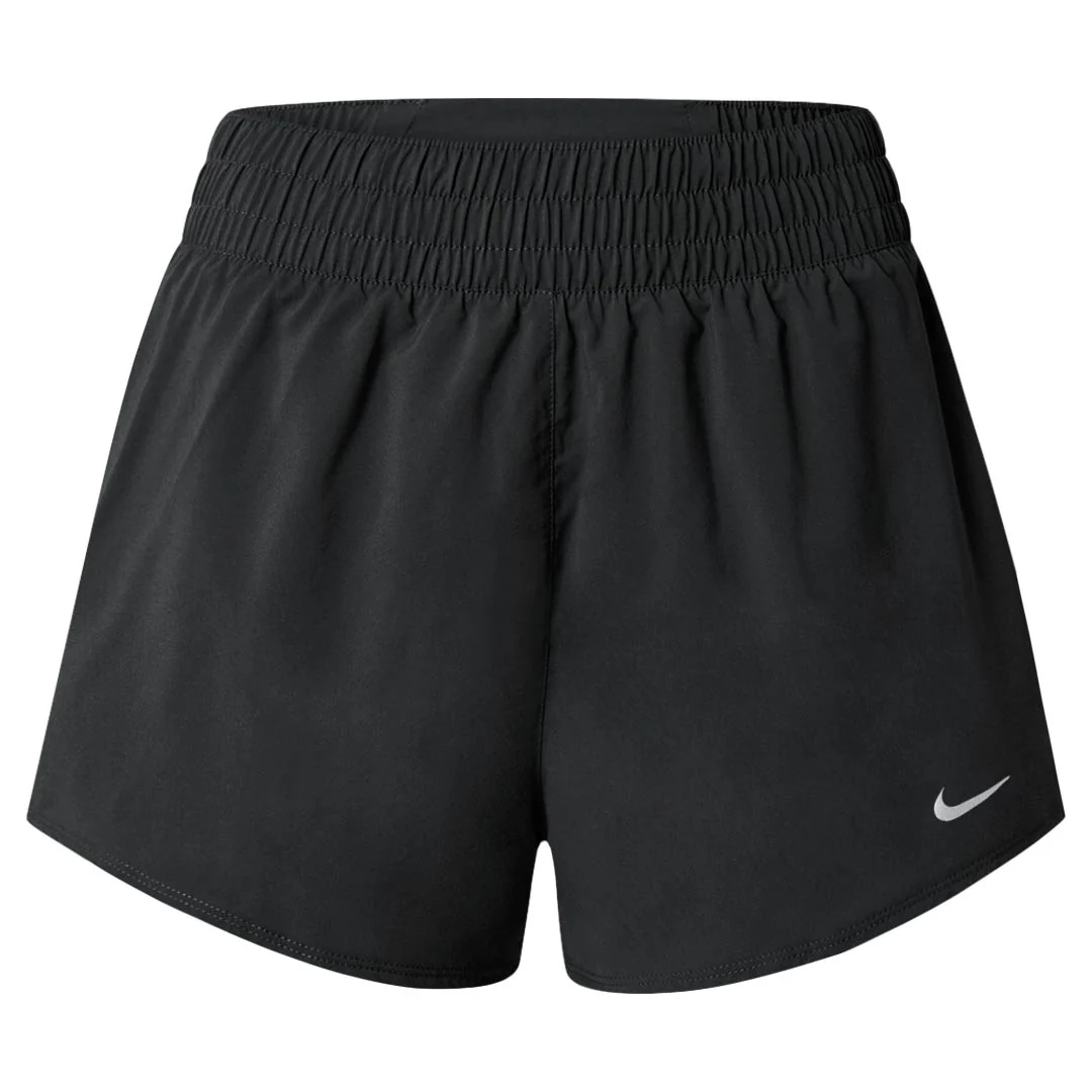Nike - Women's One Dri-Fit High Waisted Brief-Lined 3 Inch Shorts (DX6014 010)