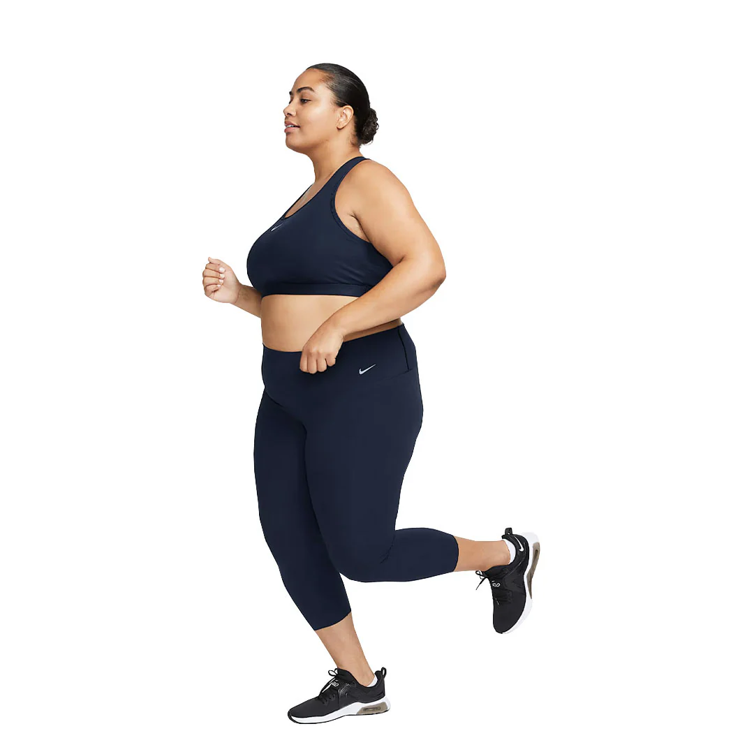 Nike - Women's Swoosh Medium Support Sports Bra (Plus Size) (DX6823 410) - Image 2