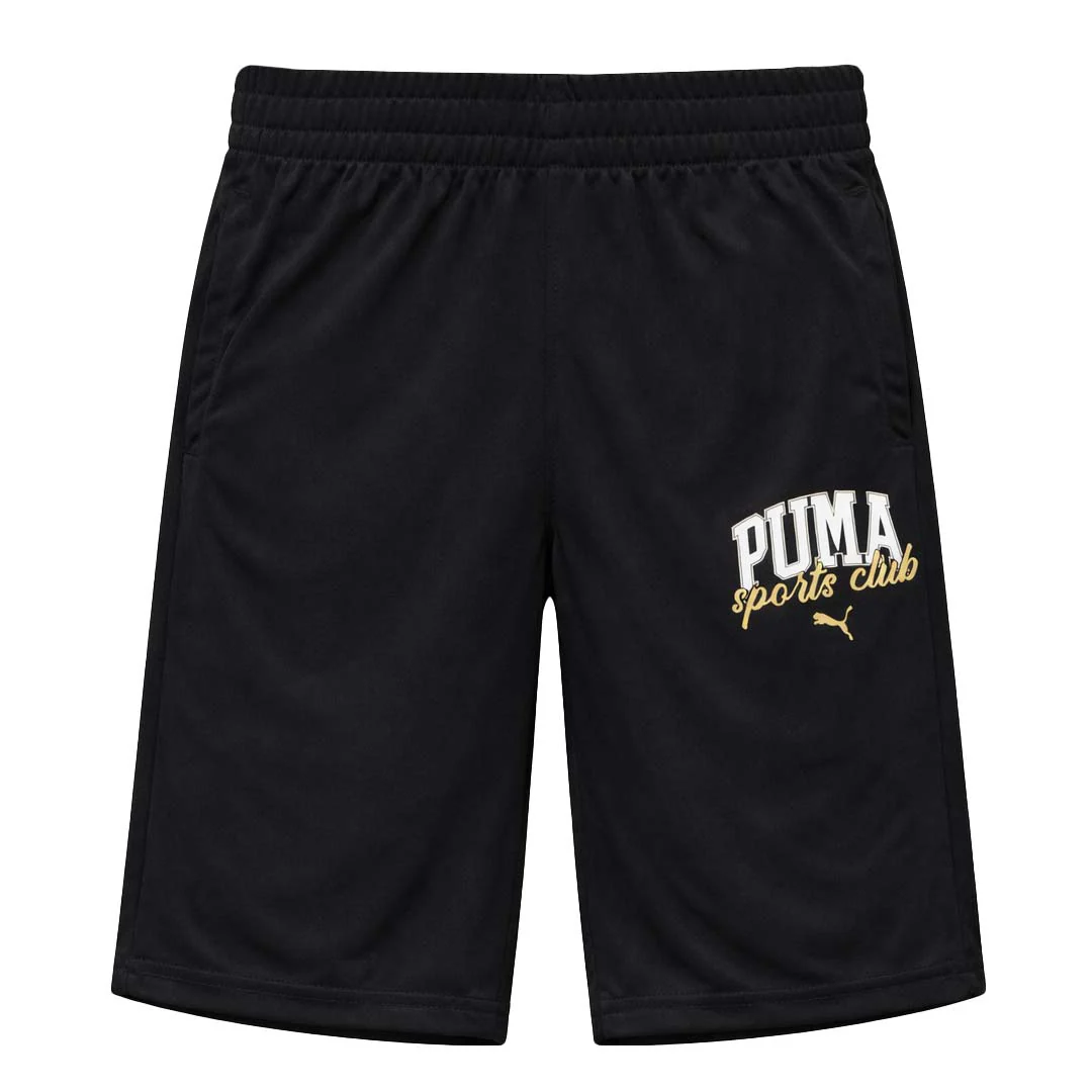 Puma - Kids' (Junior) Essential Sport Club Poly Shorts (PSP25V9B-16677 001)