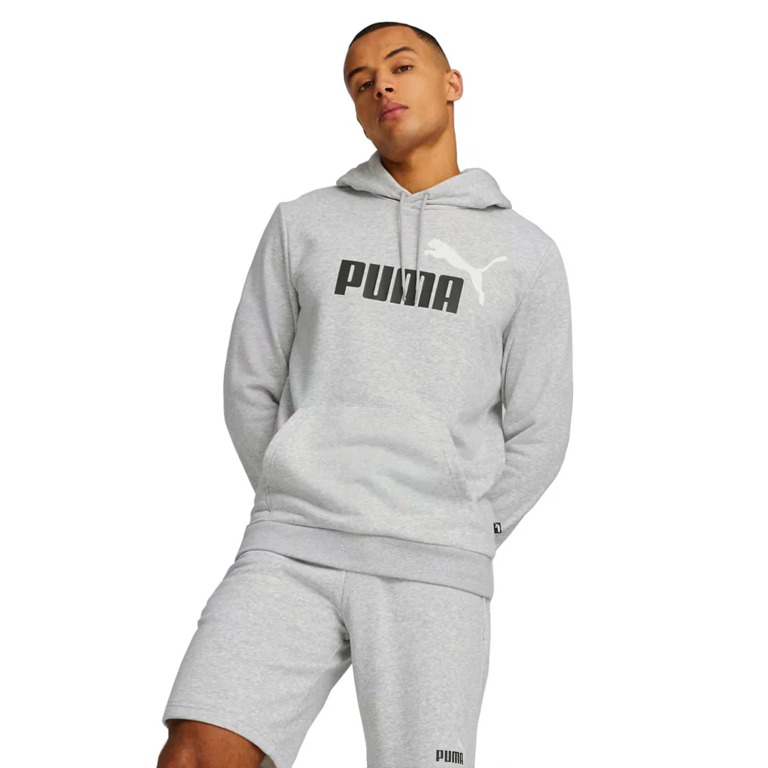 Puma - Men's Essentials 2 Tone Big Logo Hoodie (586765 04) - Image 2