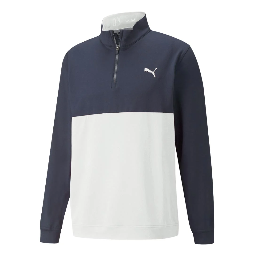 Puma - Men's Gamer Colorblock 1/4 Zip Sweater (532985 02)