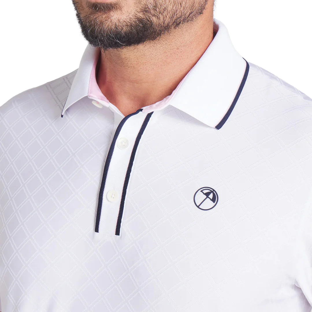 Puma - Men's Puma x Arnold Palmer Tipped Jacquard Golf Polo (630179 06) - Image 4
