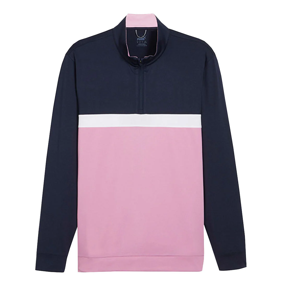 Puma - Men's Pure Colourblock Golf 1/4 Zip Pullover (625887 02)