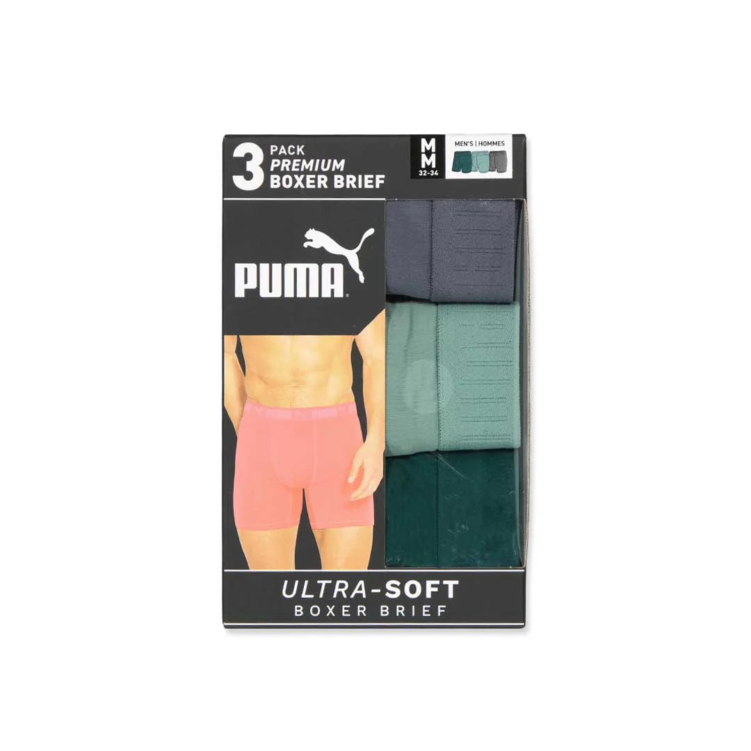 Puma - Men's Ultra Soft 3 Pack Boxer Brief (PSP25M152980 305) - Image 2