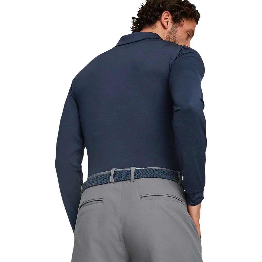 Puma - Men's You-V Long Sleeve Polo (539106 03) - Image 3