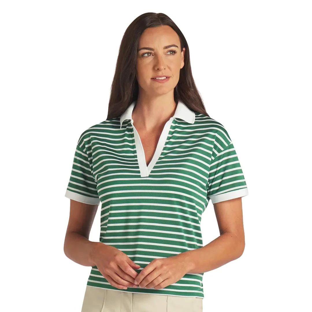 Puma - Women's Everyday Stripe Pique Golf Polo (623914 02) - Image 2