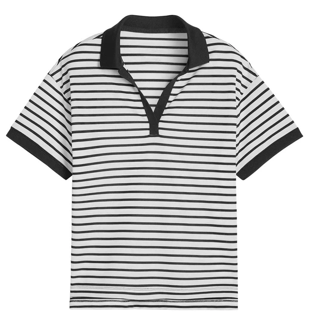 Puma - Women's Everyday Stripe Pique Golf Polo (623914 03)