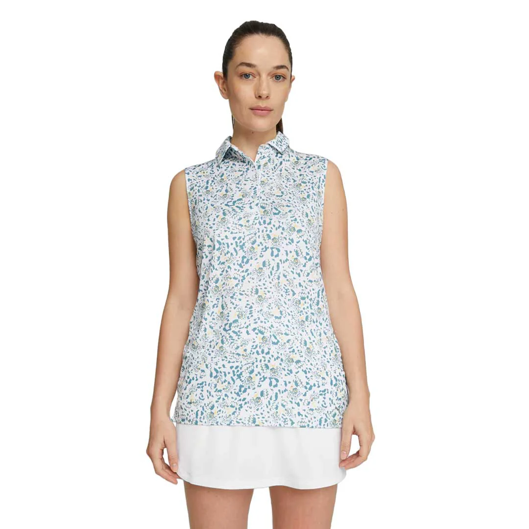 Puma - Women's MATTR Mariposa Sleeveless Golf Polo (621635 02) - Image 2