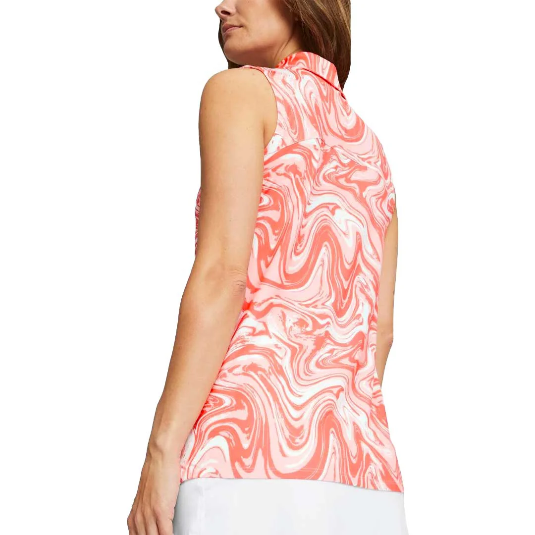 Puma - Women's MATTR Sandstone Sleeveless Golf Polo (621634 02) - Image 4