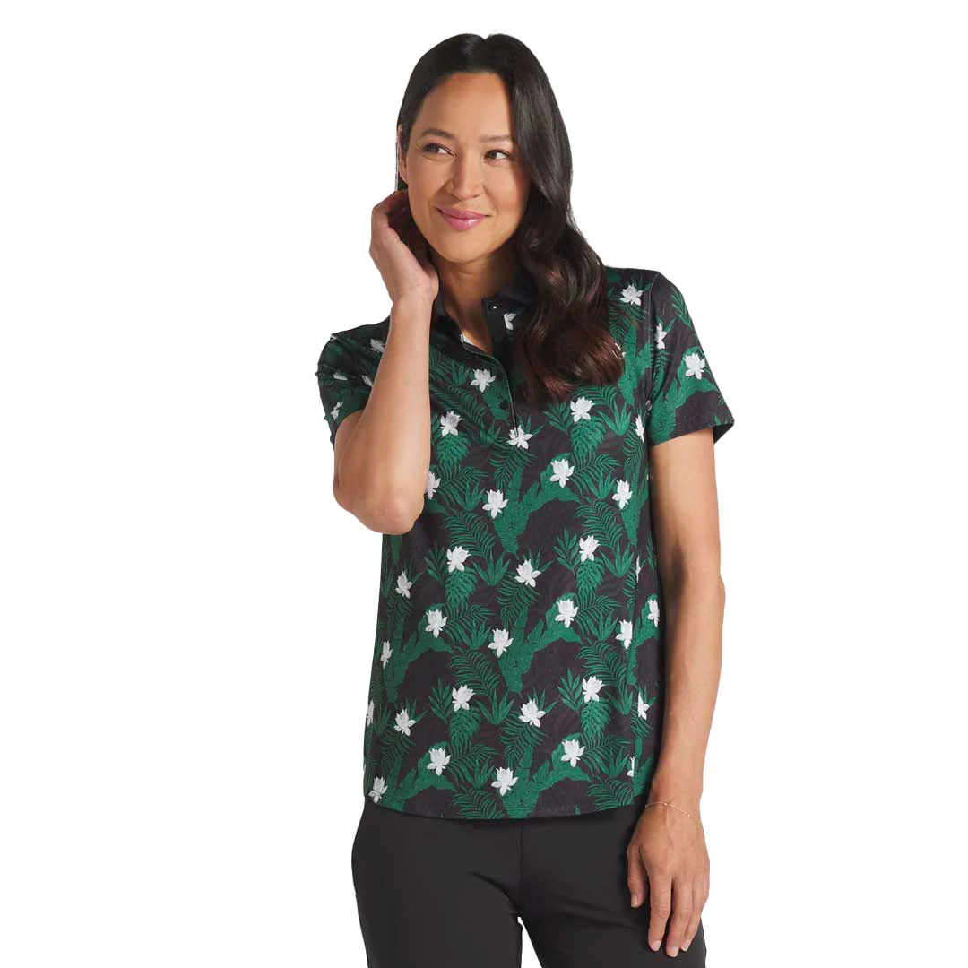 Puma - Women's MATTR Tropic Short Sleeve Golf Polo (623925 02) - Image 2