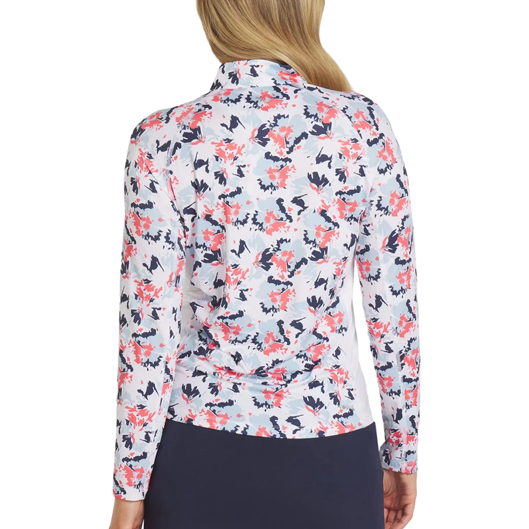 Puma - Women's YouV Borrego Golf 1/4 Zip Sweatshirt (627665 01) - Image 3