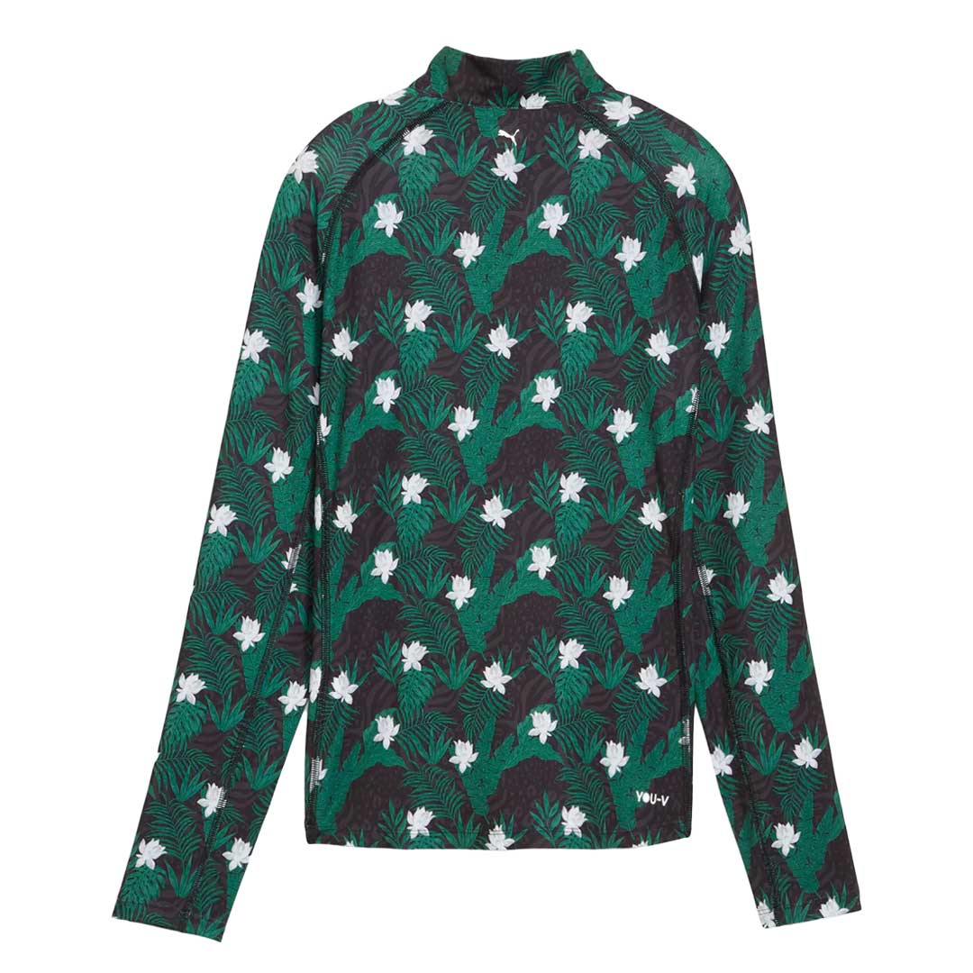 Puma - Women's You-V Tropic Golf Quarter Zip Sweater (623933 02) - Image 4