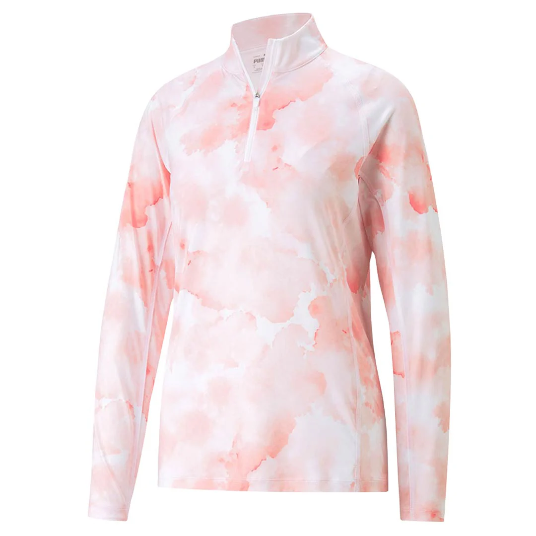 Puma - Women's YouV Cloud 1/4 Zip Pullover (539034 04)