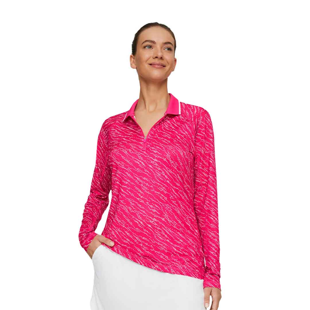 Puma - Women's YouV Whitewater Long Sleeve Polo (539036 02) - Image 2