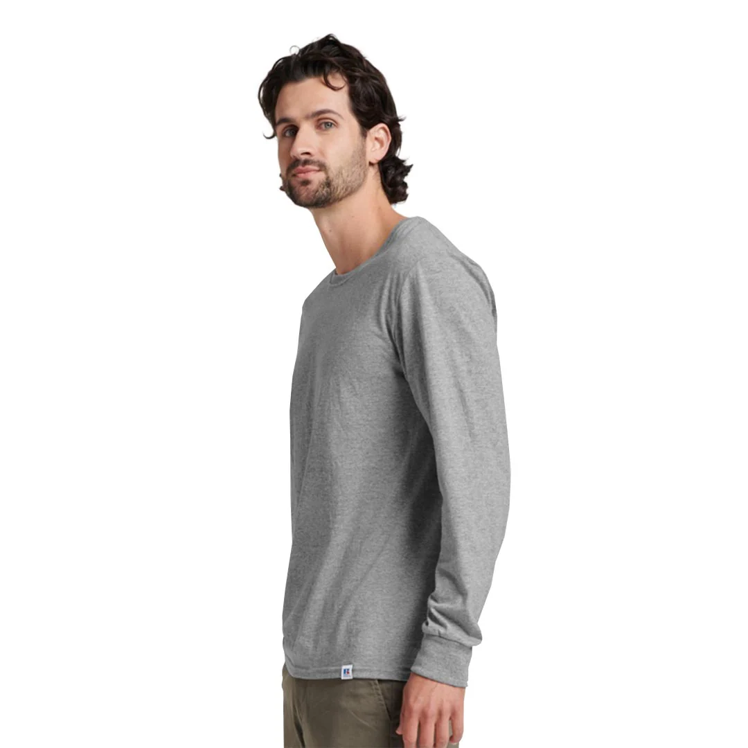 Russell Athletic - Men's Dri Power CVC Performance Long Sleeve T-Shirt (64LTTM OXF) - Image 3