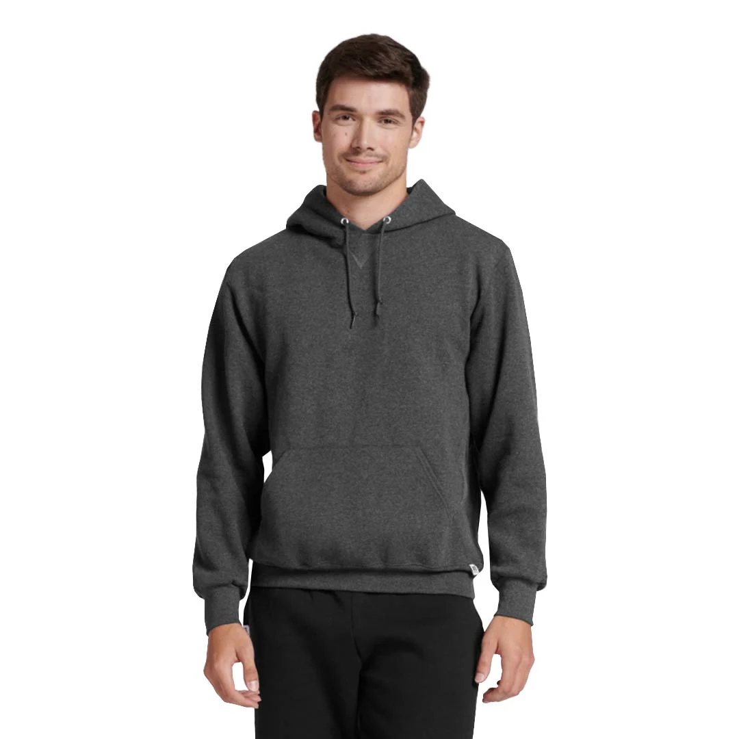 Russell Athletic - Unisex Dri Power Hoodie (695HBM BLK HTHR) - Image 2
